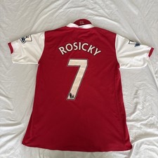 Original *PLAYER ISSUE* Arsenal 2006/08 Home Football Shirt Rosicky 7 E315 L