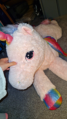 Large plush unicorn soft - plush, toy