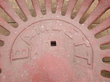 Antique Original Bamlet Tractor Seat Cast Iron Agricultural Reclaimed