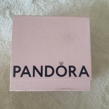 Pandora Pink Empty Square Gift Box 12.5x12cm