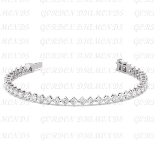 9ct princess cut 3mm prong - 3mm,