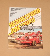 1989 Hednesford Brisca F1 stock cars & Bangers programme, 9 April