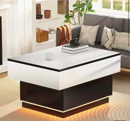 Modern coffee table with - coffee,