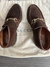 Vintage GUCCI Horsebit Suede