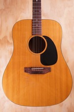 1970-75 Gibson "J-40" Dreadnought Acoustic Guitar in Natural, with Case (Used)