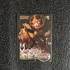 The Binding Of Isaac: Four Souls Famine Promo Card