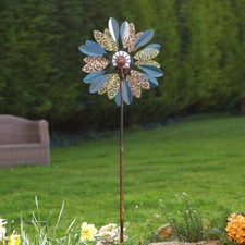 Daisy Wind Spinner with Solar