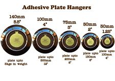 Self Adhesive Stick On Wall Display Plate Dish Hanger Holder Hangers Mount Hook