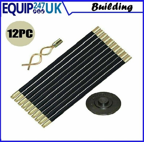 Piece drain rod set - 12,