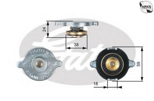 Gates radiator cap rc112 - gates,