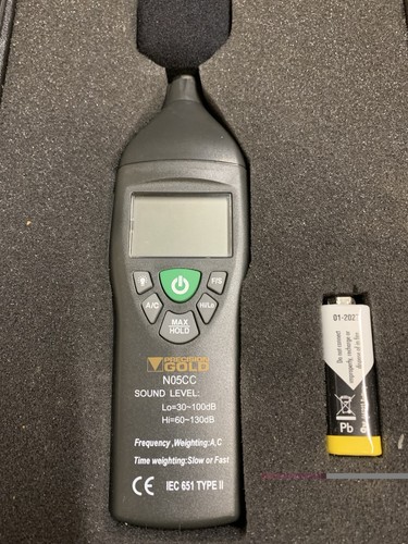 Sound meter precision - precision, gold