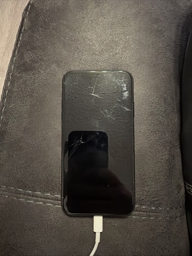 Iphone black 64gb cracked - black,