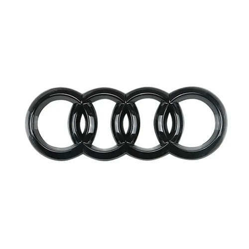 Silver glossy black - 4, ring
