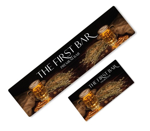 Personalised bar runner with - personalised,