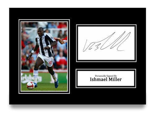 Ishmael miller signed photo - ishmael,