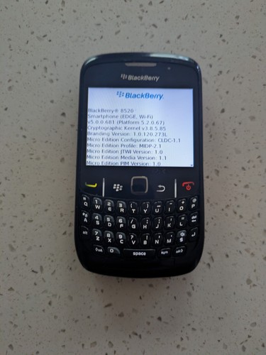 Blackberry curve 8520 - blackberry,
