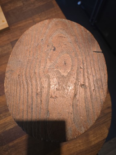 Antique legs milk stool farm - 4,