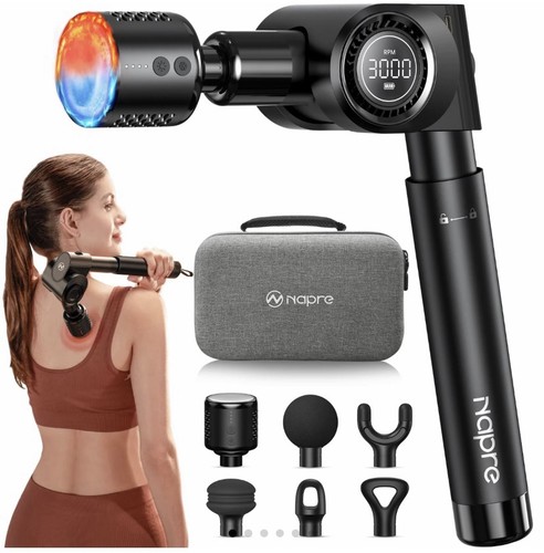 Massage gun with heat and - with, cold