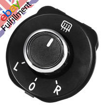 Black Wing Mirror Adjuster Control Switch Replaement For VW Polo 6R 2011-2016