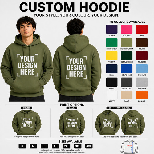 Personalised hoodie custom - personalised,