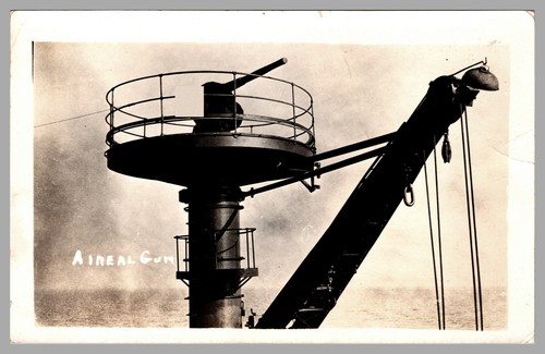 Aerial gun platform naval ship - aerial,