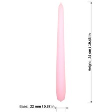 Pair Of Solid Coloured Tapered