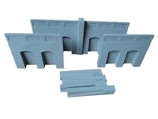 OO Gauge Model Railway Arches Road Bridge Support Wall Sections Retaining Walls