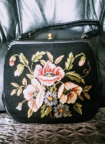 Vintage antique black - vintage, floral