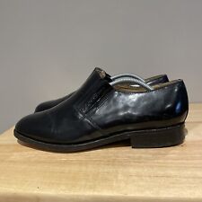 Samuel Windsor Shoes UK 10 Black Made In England Handmade Slip On Smart Formal
