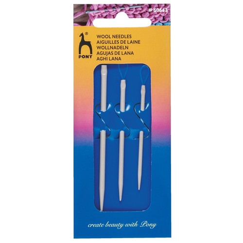 Pony quality wool needles - 3x,