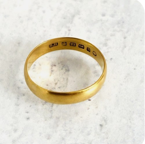 Antique 22k band ring - antique,