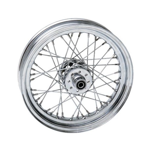 Chrome rear spoke wheel - rear,