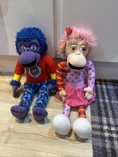 Zingzillas 20 Inch Panzee And Zac Soft Toy Large Cbeebies BBC 2009 Vivid 