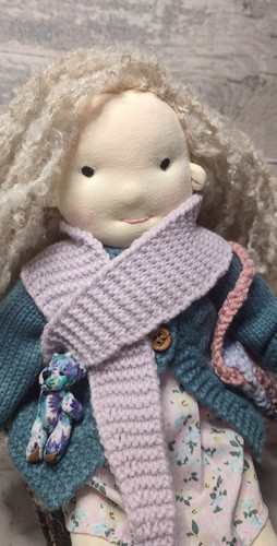 Waldorf doll with natural - doll,