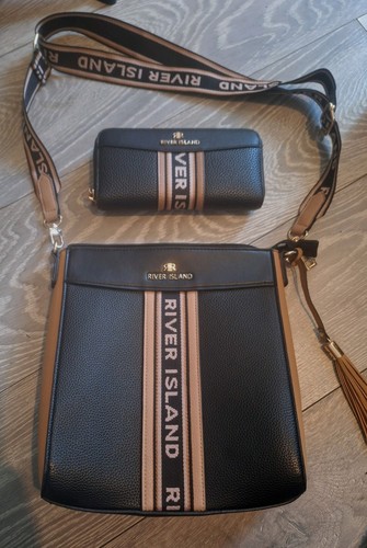 River island webbing crossbody - river,