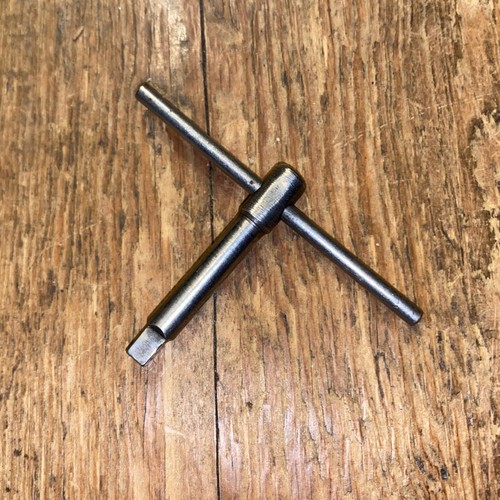 Vintage lathe chuck key - chuck,