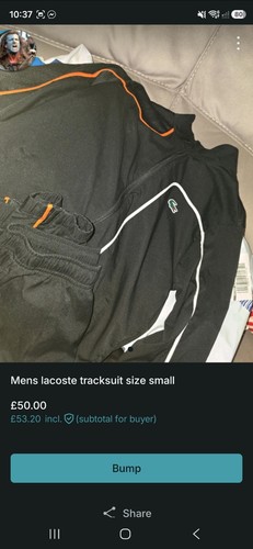 Mens lacoste tracksuit - lacoste, s