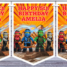 Ninjago personalised birthday - ninjago,