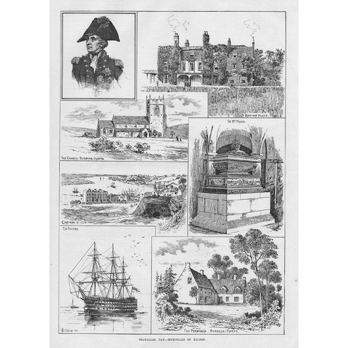 Trafalgar day memorials - trafalgar,