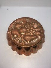 Vintage copper Jelly mold