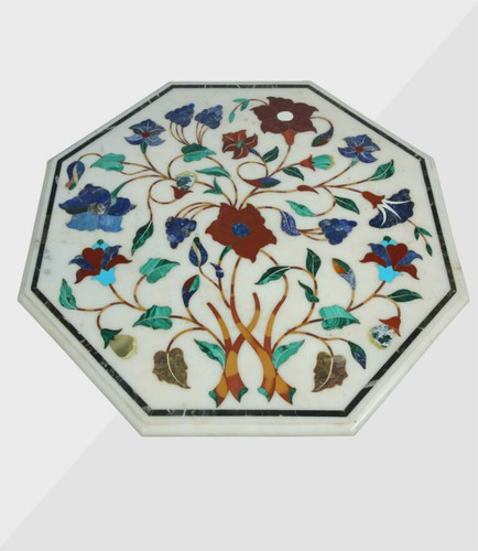 Coffee marble table top - 30",