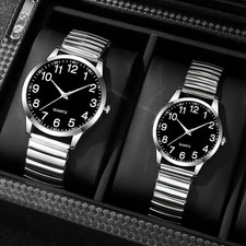 1/2PCS Couple Quartz Watch