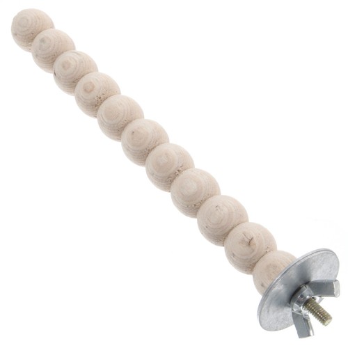 Durable wooden parrot - durable, perch