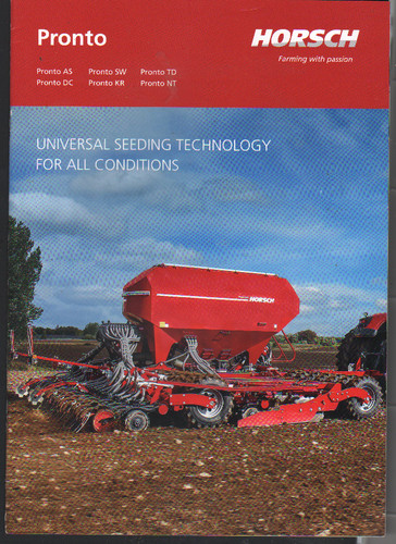 Horsch pronto seed drill - "pronto",