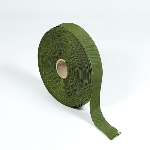 Light olive petersham ribbon - olive,