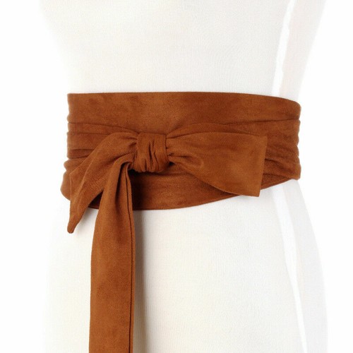 Women solid bow obi belt - obi,