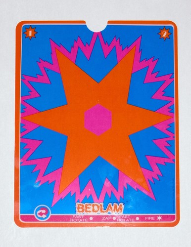 Vectrex bedlam overlay new - bedlam,