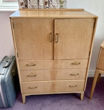 Vintage Lebus Link Tall Boy H103 x W78 x D43 cm