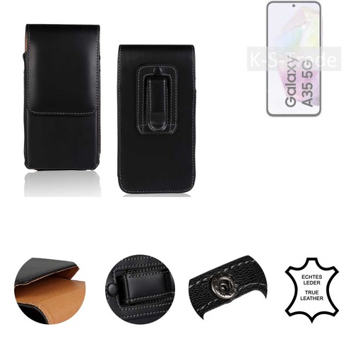 Leather belt pouch protective