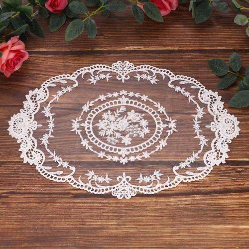 Pcs lace placemats 12x16 in - 2,